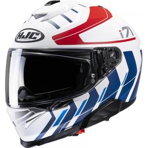 Casco moto integrale HJC i71 Simo MC21SF rosso-blu-bianco