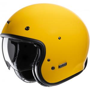Casco da moto aperto HJC V31 Giallo solido