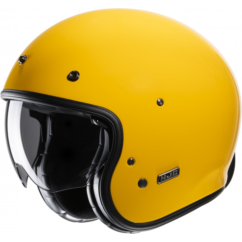 Casco da moto aperto HJC V31 Giallo solido