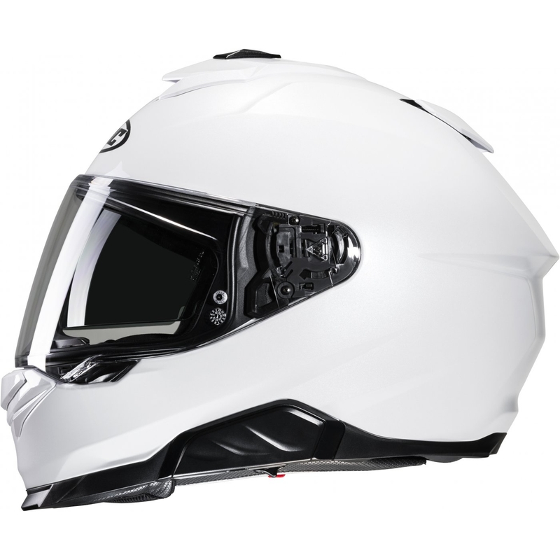 Casco moto integrale HJC i71 Solid bianco perla
