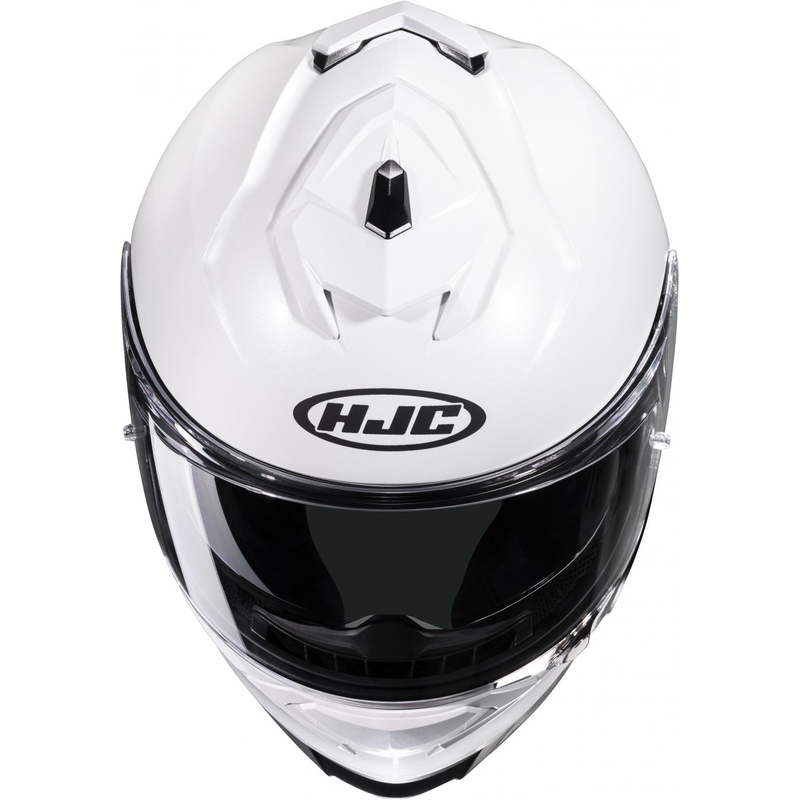 Casco moto integrale HJC i71 Solid bianco perla