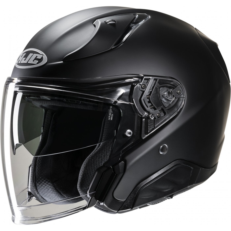 Casco moto aperto HJC RPHA 31 nero metallizzato massiccio