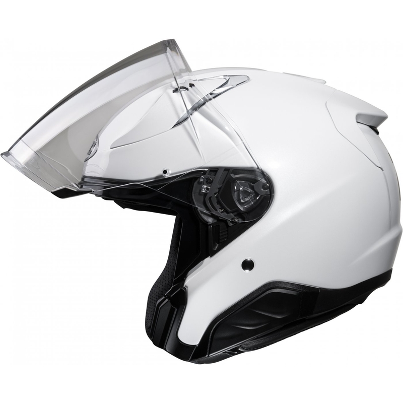 Casco moto aperto HJC RPHA 31 Solido bianco perla