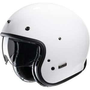 Casco moto aperto HJC V31 Solid bianco