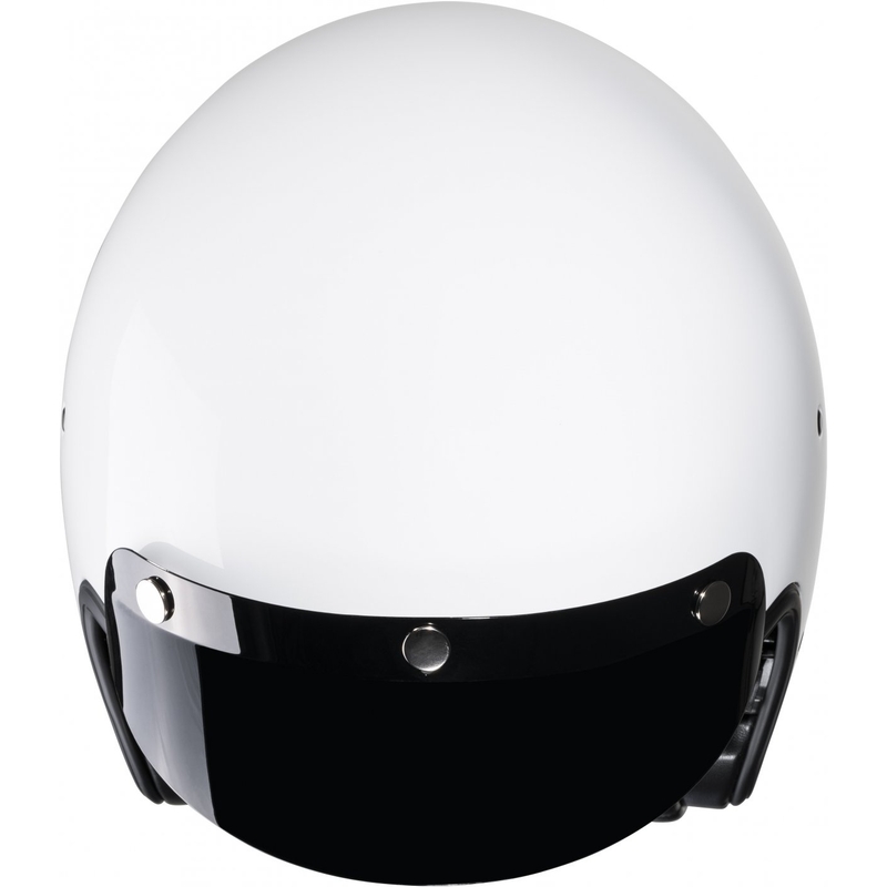 Casco moto aperto HJC V31 Solid bianco