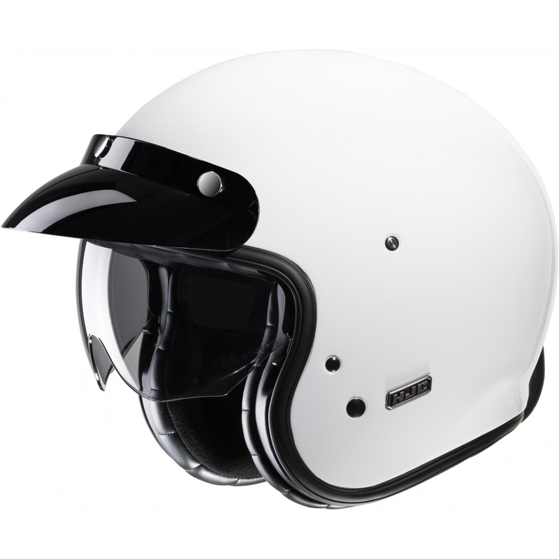 Casco moto aperto HJC V31 Solid bianco
