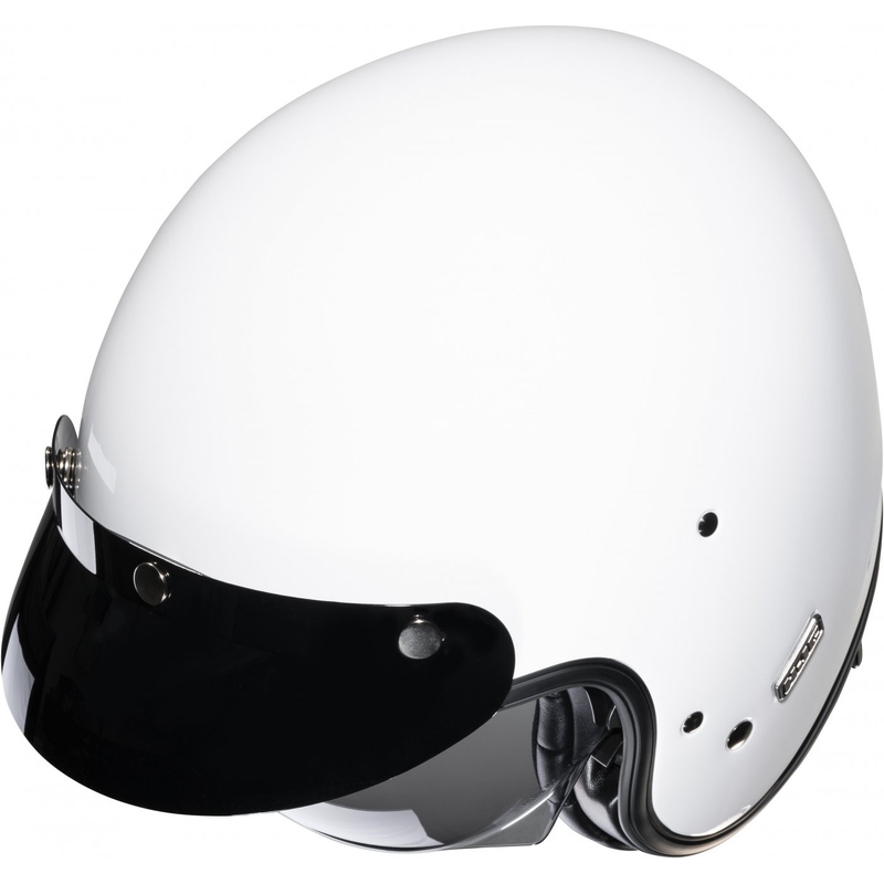 Casco moto aperto HJC V31 Solid bianco