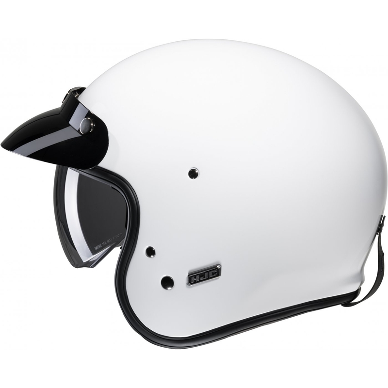 Casco moto aperto HJC V31 Solid bianco