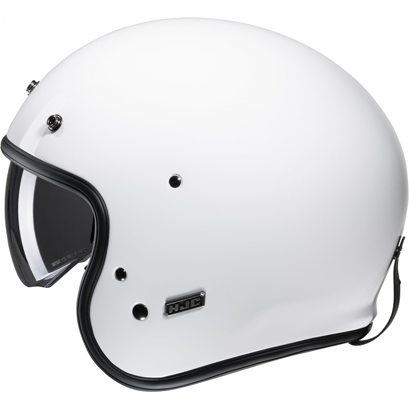 Casco moto aperto HJC V31 Solid bianco