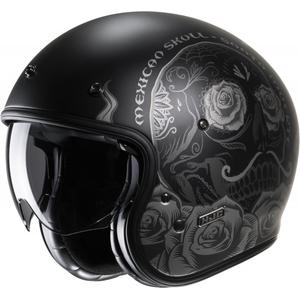 Casco moto aperto HJC V31 Desto MC5SF argento-nero