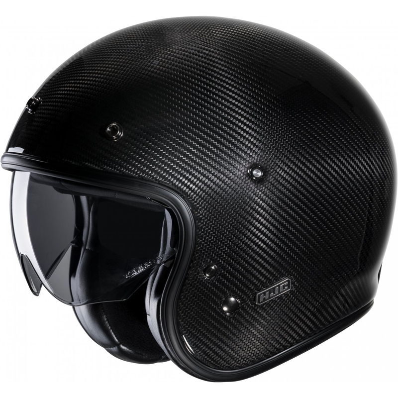 HJC V31 Carbon Open Casco nero