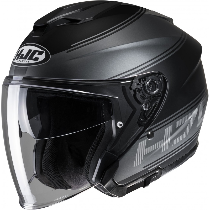 Casco moto aperto HJC i30 Vicom MC5SF grigio-nero
