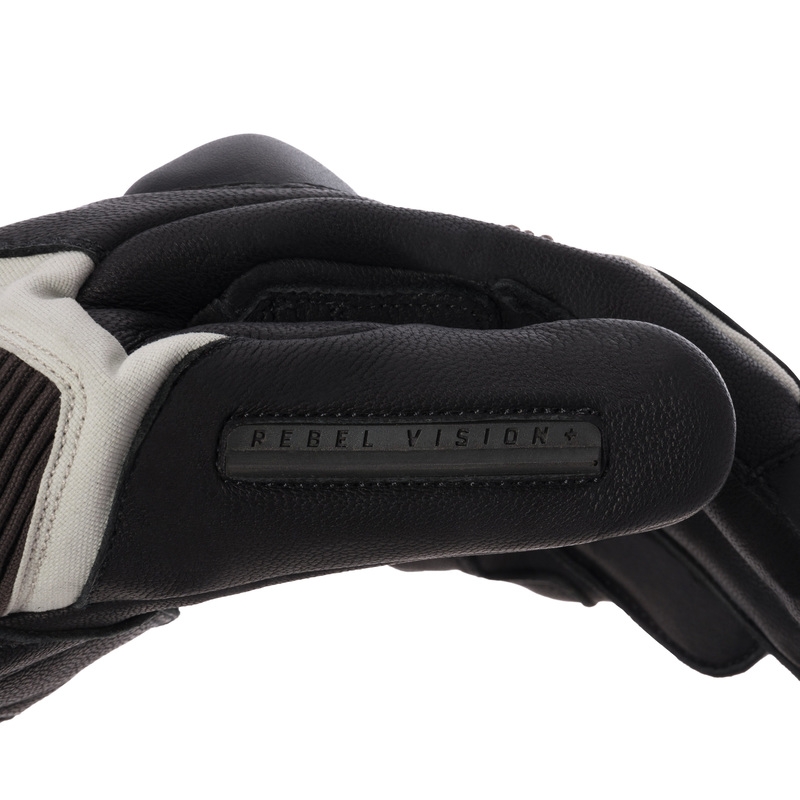 Guanti da moto Rebelhorn Range nero-grigio