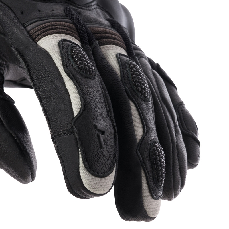 Guanti da moto Rebelhorn Range nero-grigio