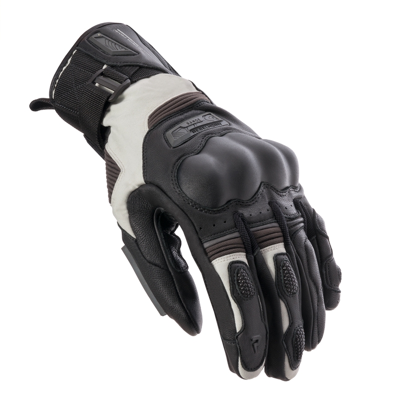 Guanti da moto Rebelhorn Range nero-grigio