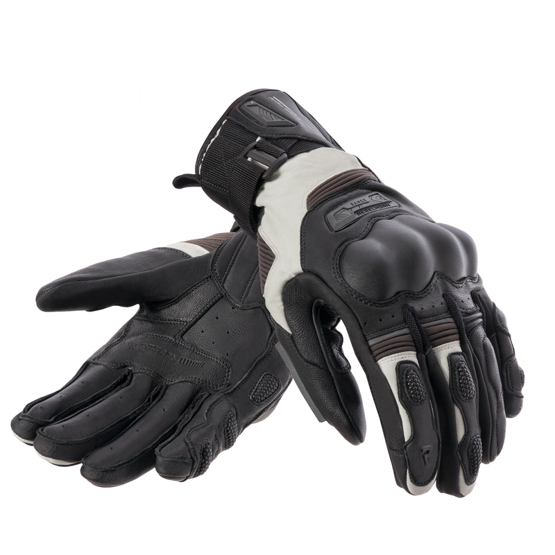 Guanti da moto Rebelhorn Range nero-grigio