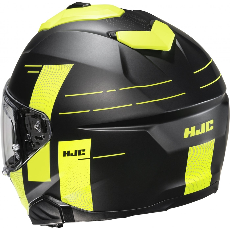 Casco moto integrale HJC i71 Peka MC3HSF nero-giallo fluo Saldi