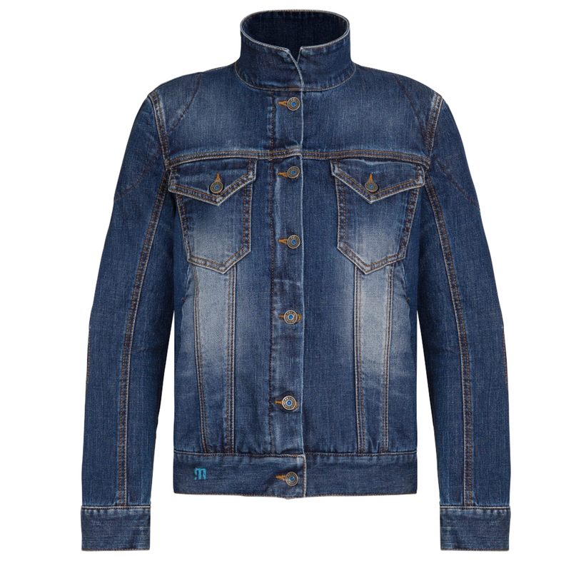 Giacca da moto PMJ Lucy blu Saldi