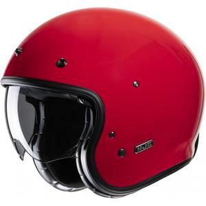 Casco da moto aperto HJC V31 Rosso fisso