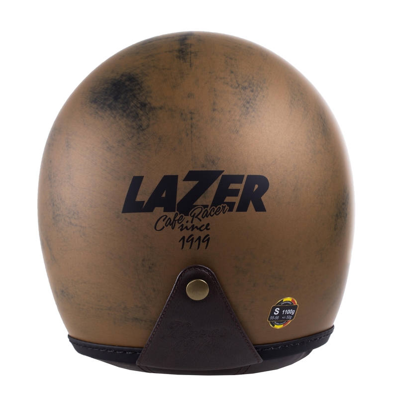 Casco moto aperto Lazer Mambo Evo Cafe Racer marrone opaco Saldi