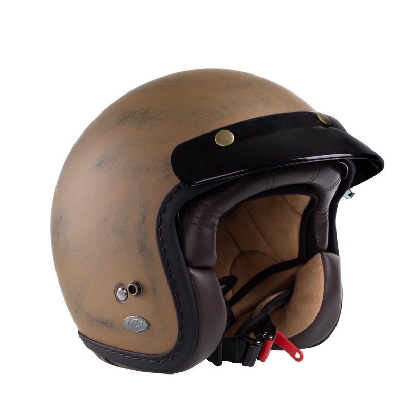 Casco moto aperto Lazer Mambo Evo Cafe Racer marrone opaco Saldi