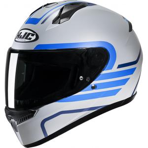 Casco moto integrale HJC C10 Lito MC2SF grigio-blu