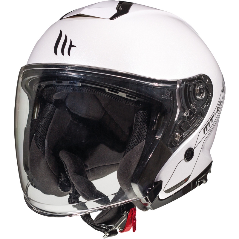 Otevřená přilba na motorku MT Thunder 3 SV Solid bílá výprodej