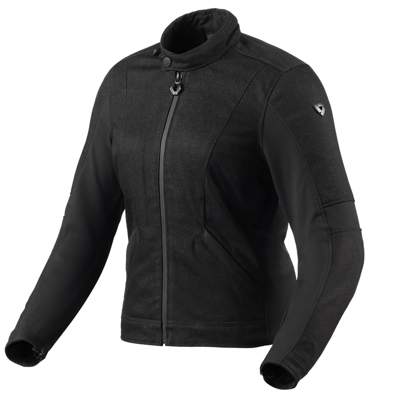 Giacca da moto Revit Elin nera da donna Saldi