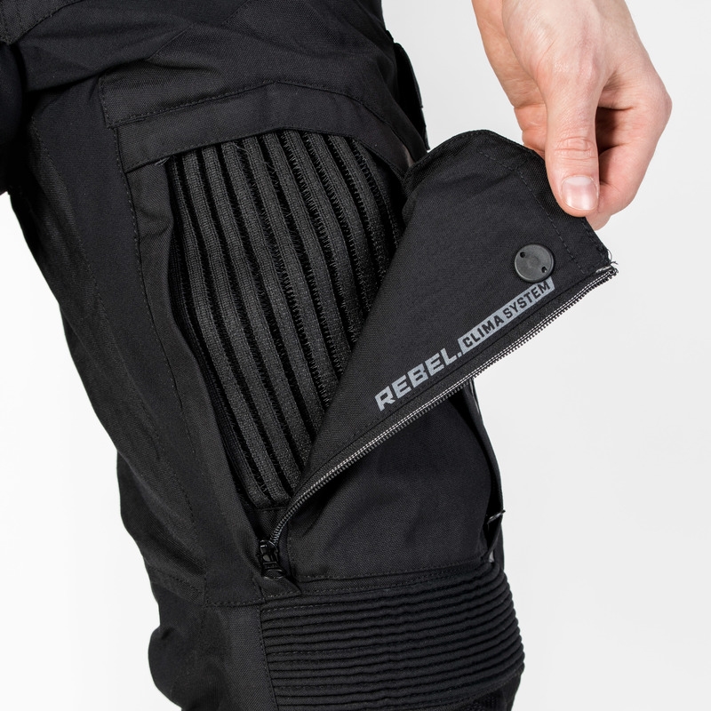 Rebelhorn Patrol Motorcycle Pants Nero Saldi
