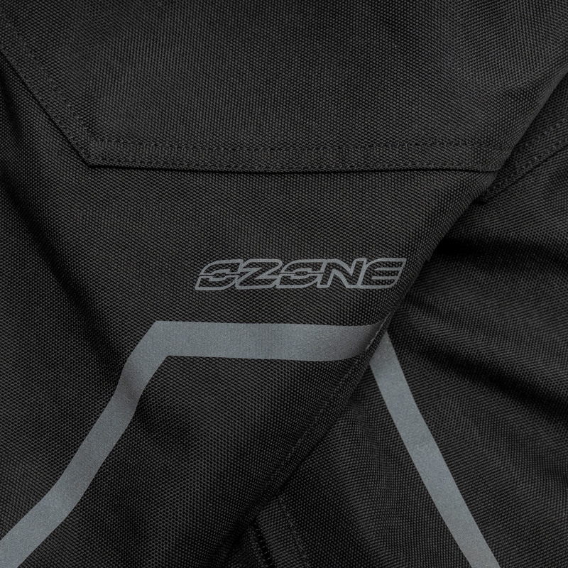 Pantaloni da moto da bambino Ozone Union Junior nero
