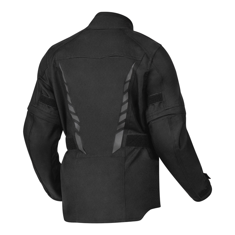 Giacca moto da bambino Ozone Sahara nera
