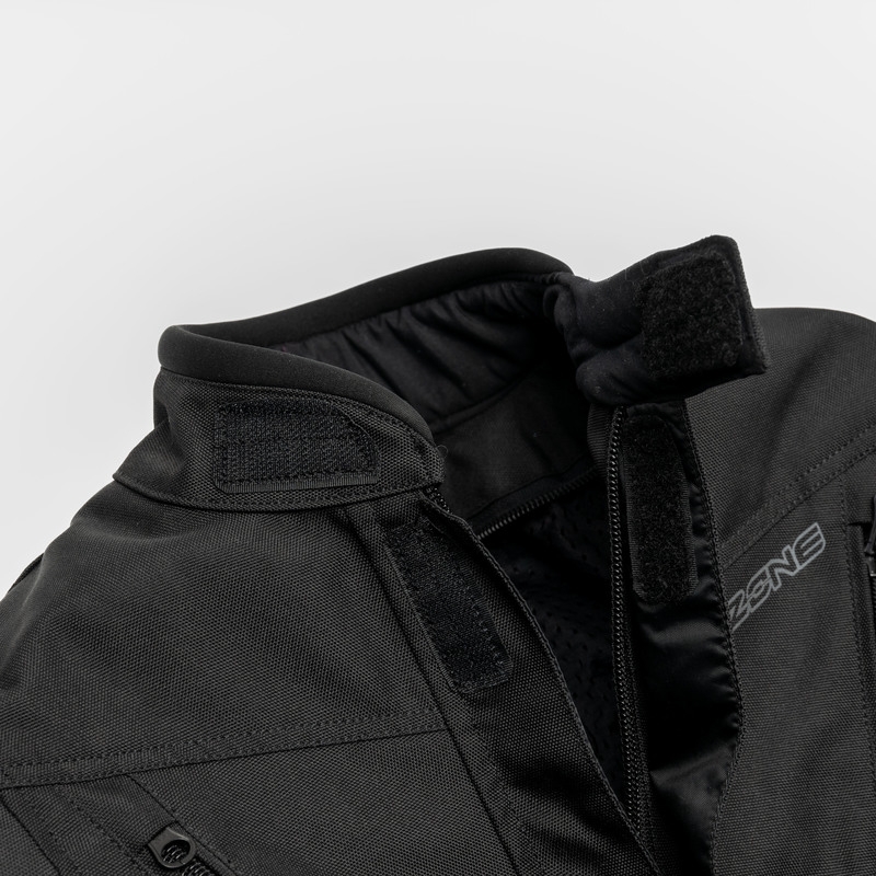 Giacca moto da bambino Ozone Sahara nera