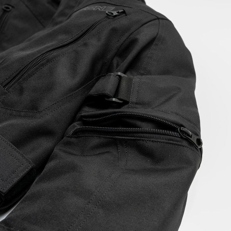Giacca moto da bambino Ozone Sahara nera
