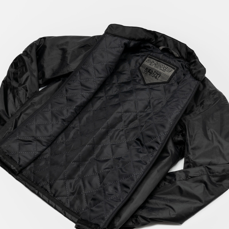 Giacca moto da bambino Ozone Sahara nera