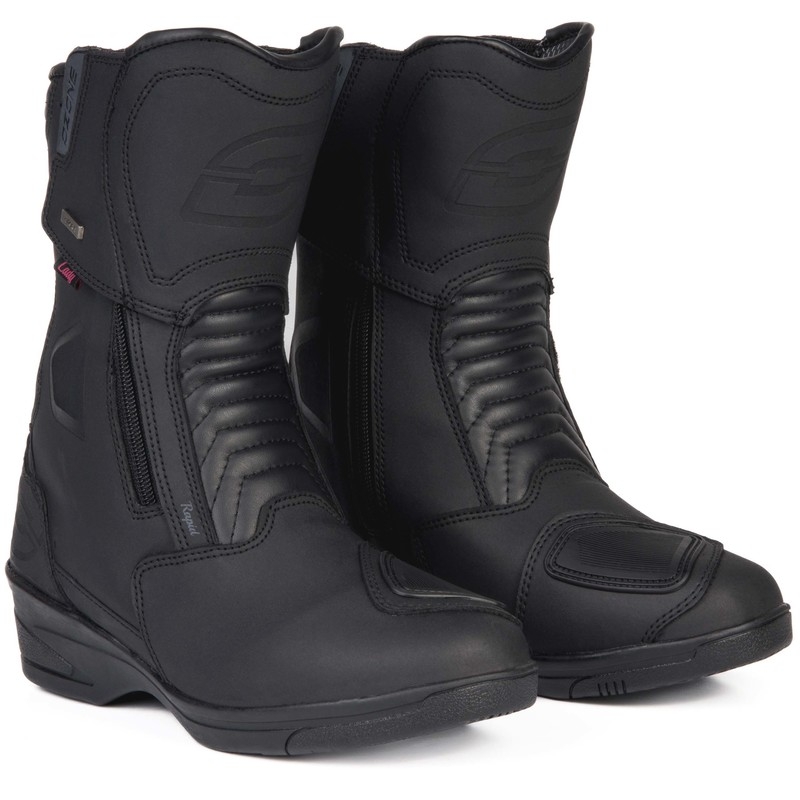 Stivali da moto da donna Ozone Rapid Black Matte