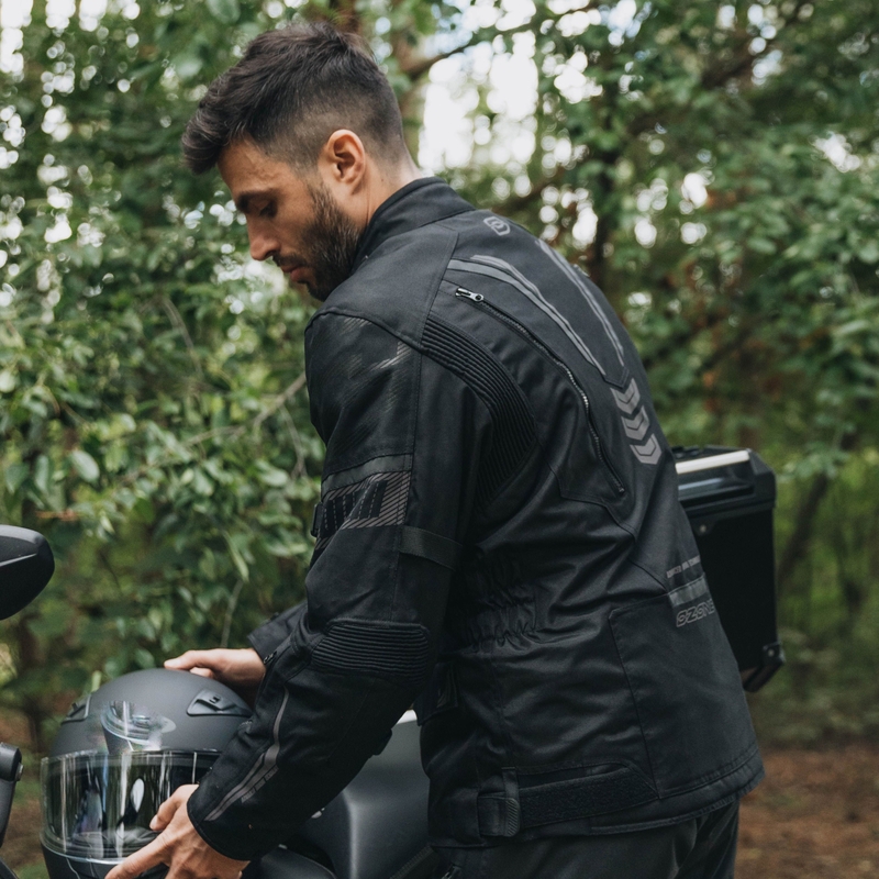 Giacca da moto Ozone Tour III nero