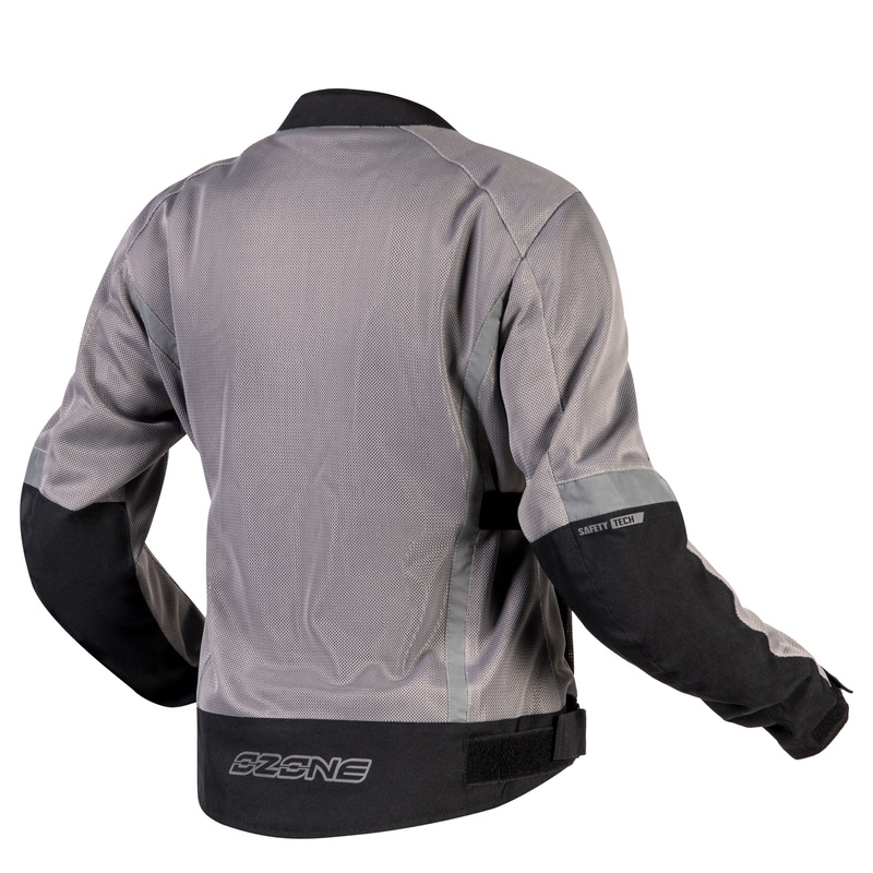 Giacca da moto donna Ozone Dart champagne
