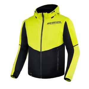 Giacca da moto Shima Daybreaker nero-giallo fluo