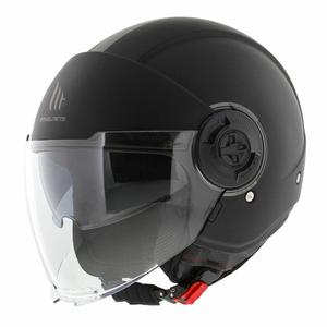 MT Viale SV S casco moto aperto nero opaco