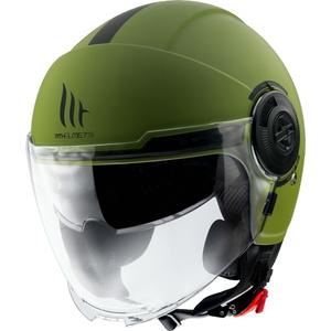 MT Viale SV S casco moto aperto verde opaco