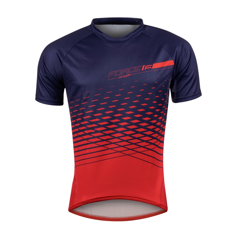 Dres FORCE MTB Angle modro-červený výprodej