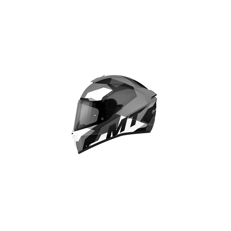 Casco moto integrale MT Blade 2 SV Fade B0 nero-grigio-bianco