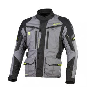 Giacca da moto SECA Arrakis II grigio-nero Saldi