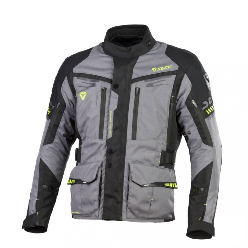 Giacca da moto SECA Arrakis II grigio-nero Saldi