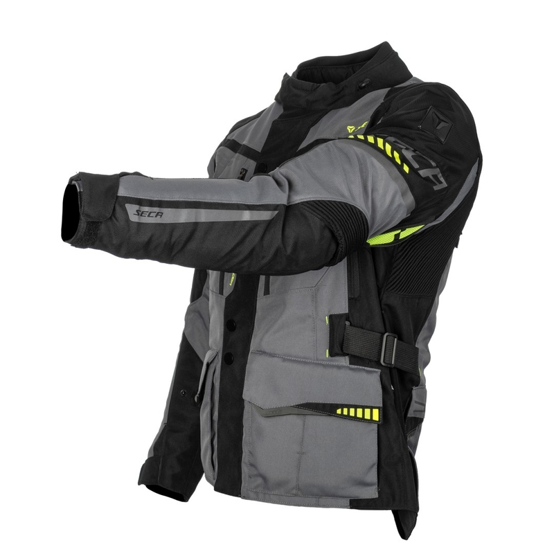 Giacca da moto SECA Arrakis II grigio-nero Saldi