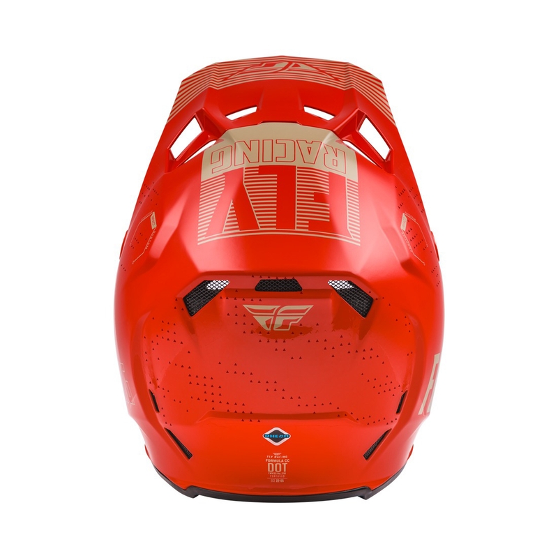Casco da motocross FLY Racing Formula CC Primary rosso-sabbia