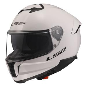 LS2 FF808 Stream II casco moto integrale bianco lucido