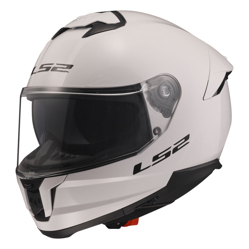 LS2 FF808 Stream II casco moto integrale bianco lucido
