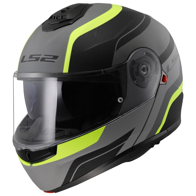 Casco modulare LS2 FF908 Strobe II Monza nero-giallo fluo