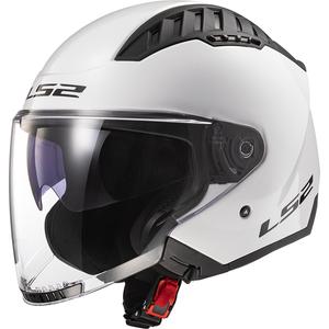 Casco moto aperto LS2 OF600 Copter II bianco lucido